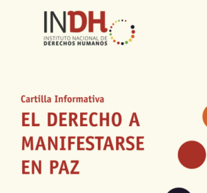 Portada el derecho a manifestarse en paz