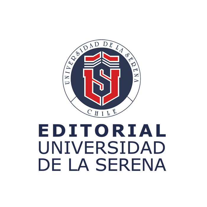 Logotipo de la Editorial Universidad de La Serena en Chile; presenta un escudo central con las letras estilizadas 'US' y un anillo con el nombre de la universidad alrededor.